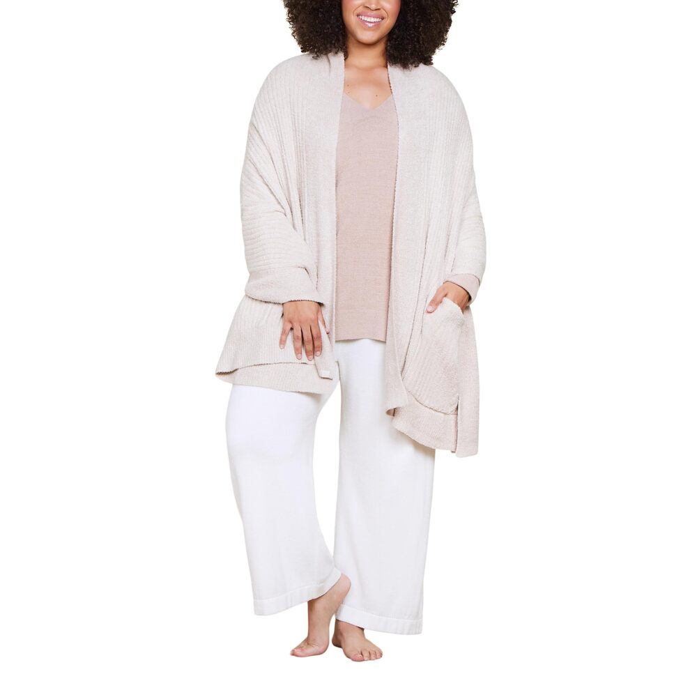 8945 Cozychic Liteheathered Travel Shawl, Stone, One